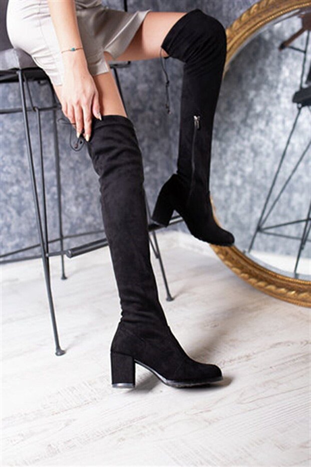 Siyah Çorap Çizme - 1