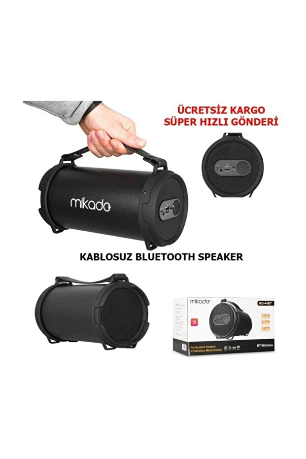Md-44bt Fm Destekli Dış Mekan Bluetooth Müzik Kutusu - 1