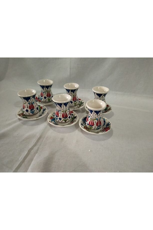 -6'lı Çini Çay Takımı - 1
