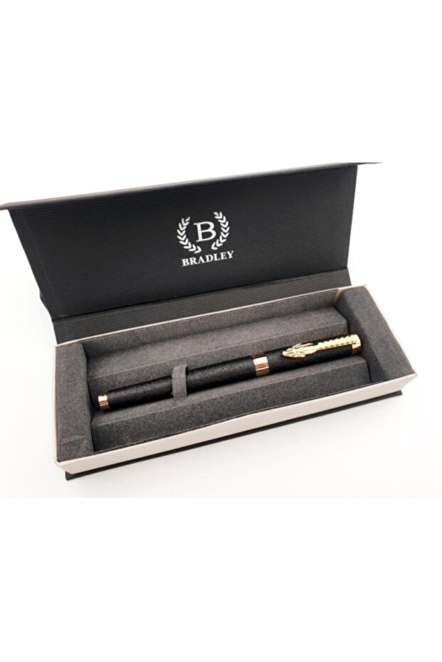 Metal Bradley Rollerball Pen with Cover in Special Box
