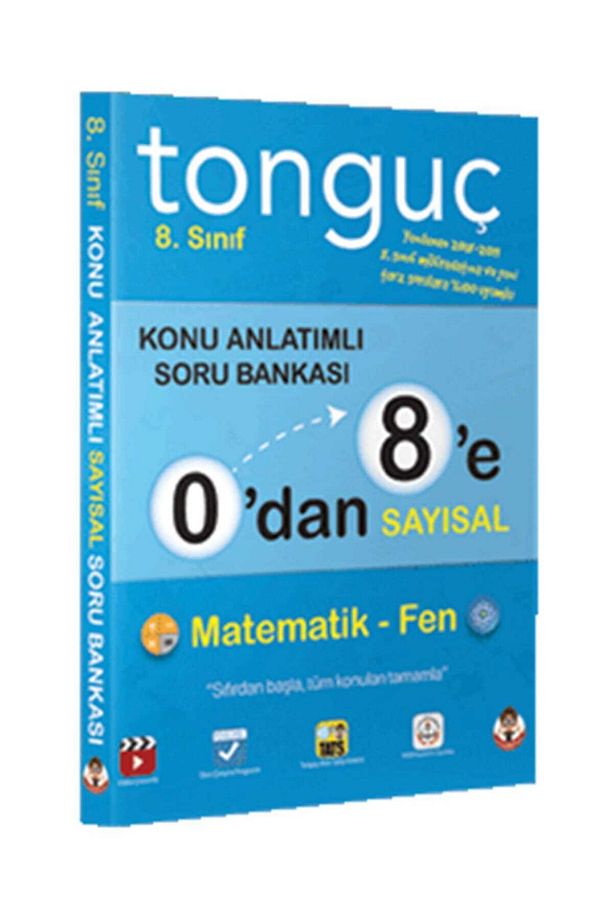 Tonguç 0’dan 8’e Sayısal Konu Anlatımlı Soru Bankası - 1