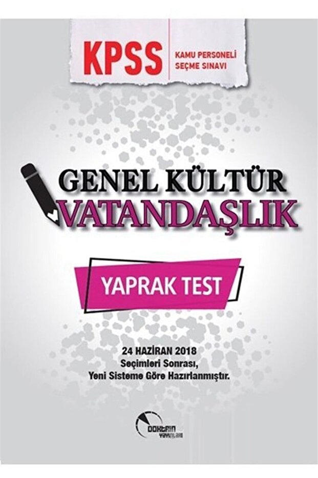 2020 Kpss Vatandaşlık Yaprak Test - 1