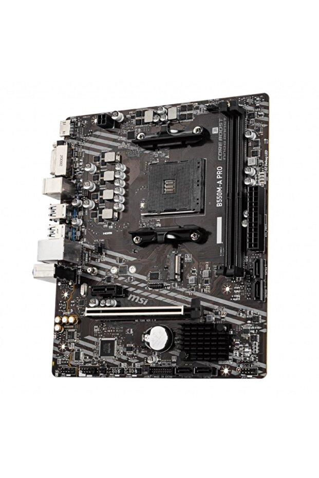B550m-a Pro Ddr4 M2 Pcıe Nvme Hdmı Dvı Pcıe 16x V4.0 Am4 Matx - 3