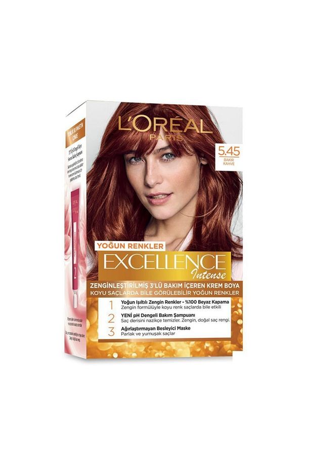 Excellence Intense 5.45 Bakır Kahve Saç Boyası - 1