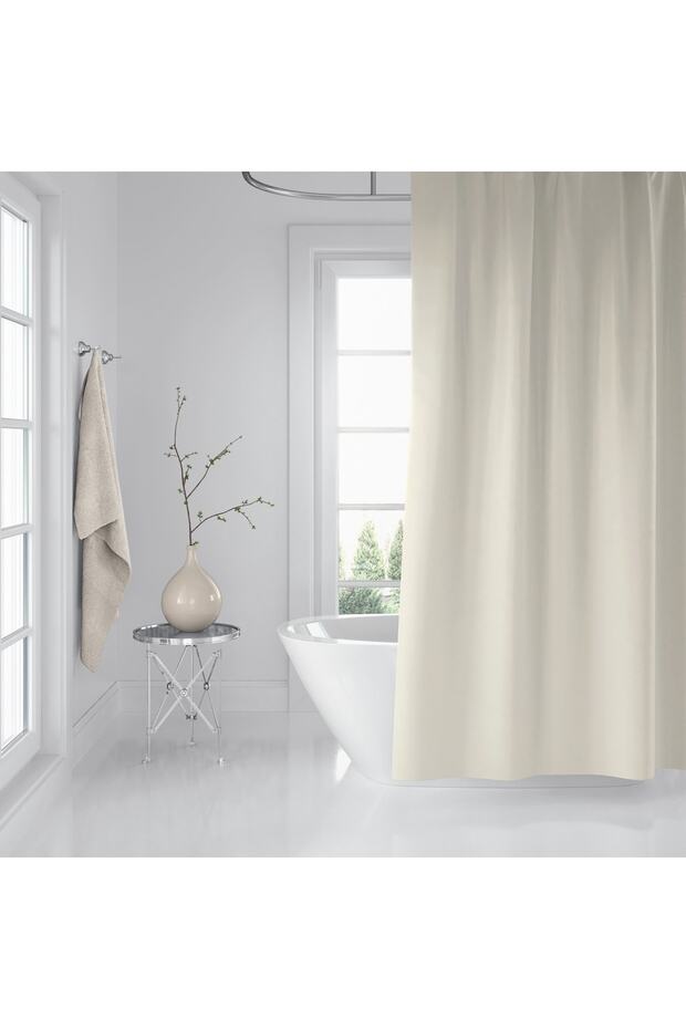 Bath Curtain Cream Single Wing 240x200 Shower Curtain
