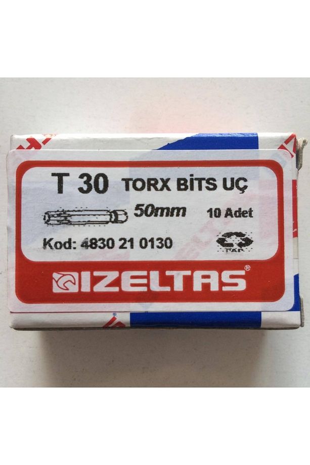 T30 Tork Bits Uç 50 Mm Buldex Vida Sıkma Ucu 10 Adet - 2