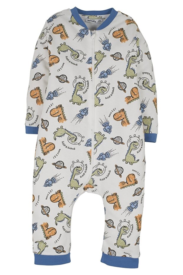 Baby Boy 100% Cotton Jumpsuit Without Booties
