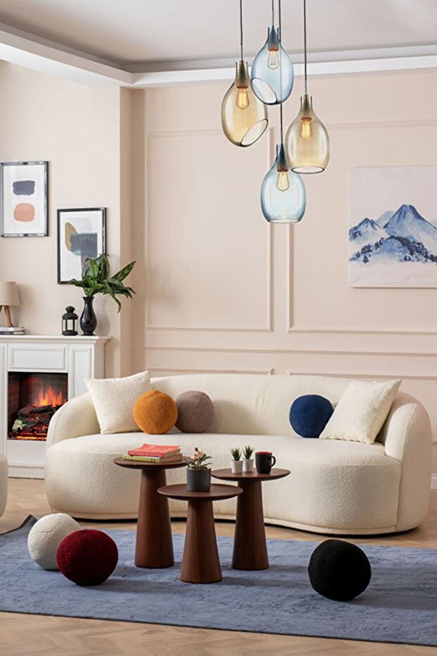 Elips Üçlü Kanepe - 1