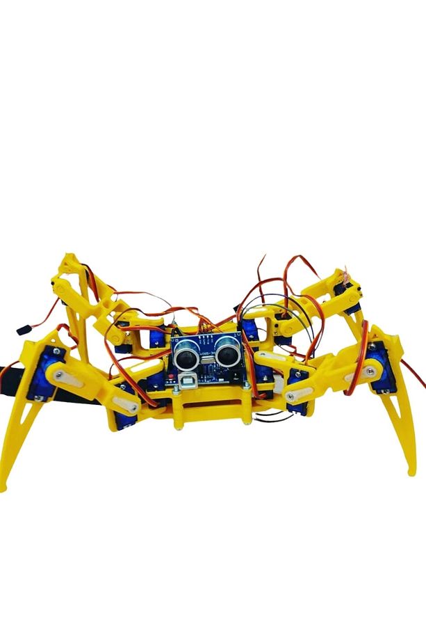 Emes Robotik Robot Örümcek Full Seti (MOTORLAR VE ELEKTRONİK DAHİL)örnek Kodlar Hediye - 2
