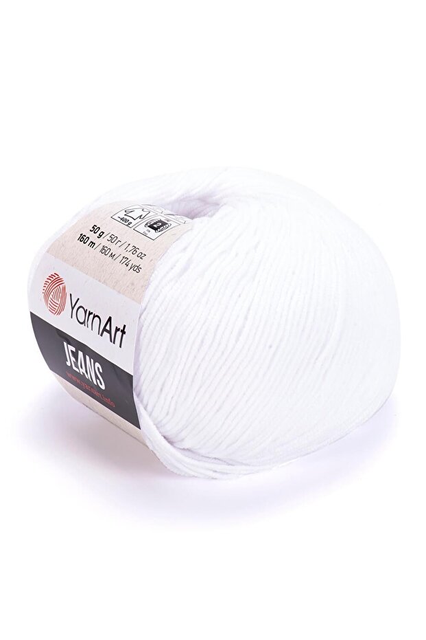 White Jeans - Knitted String Hand