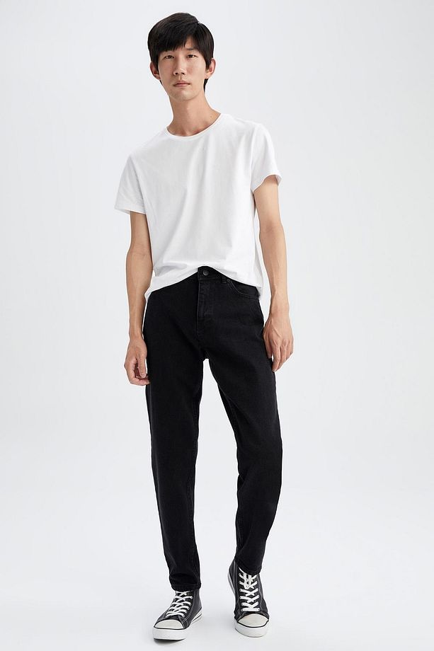 Regular Tapered Fit Jean Pantolon - 4
