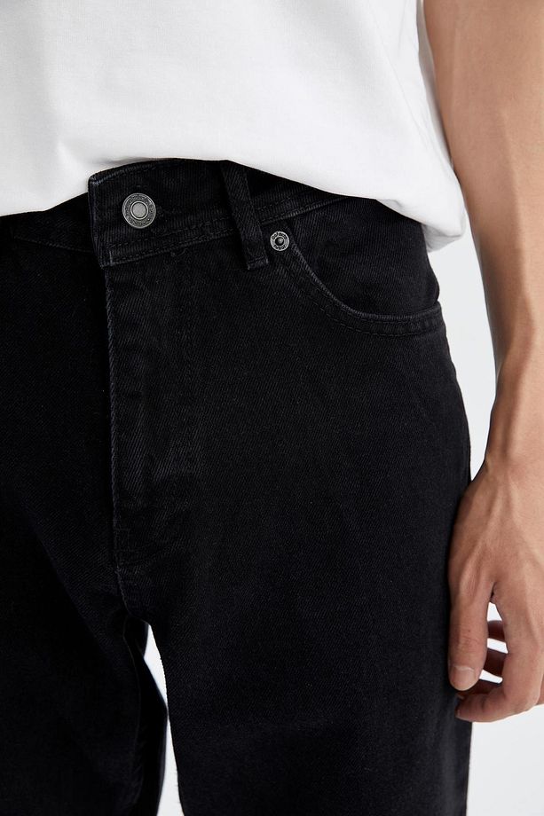 Regular Tapered Fit Jean Pantolon - 5