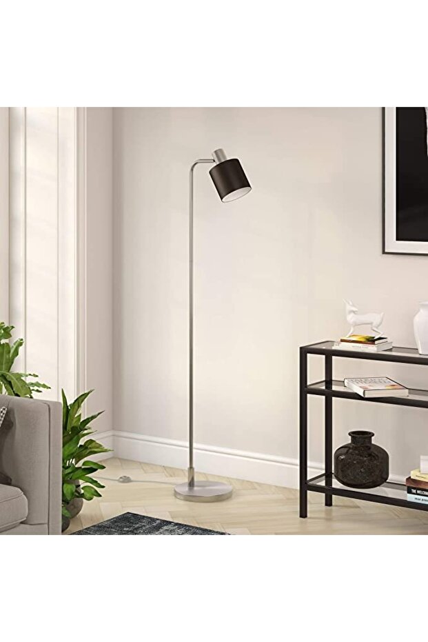 Retro Mat Krom Modern Dekoratif Lambader Köşe Lambası - 1