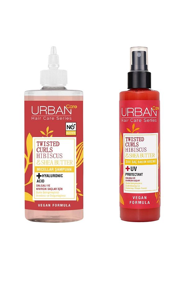 Micellar Hibiscus Kıvırcık Ve Dalgalı Saçlara Özel Şampuan 340ml-hibiscus Sprey 200ml 2'li Set - 1