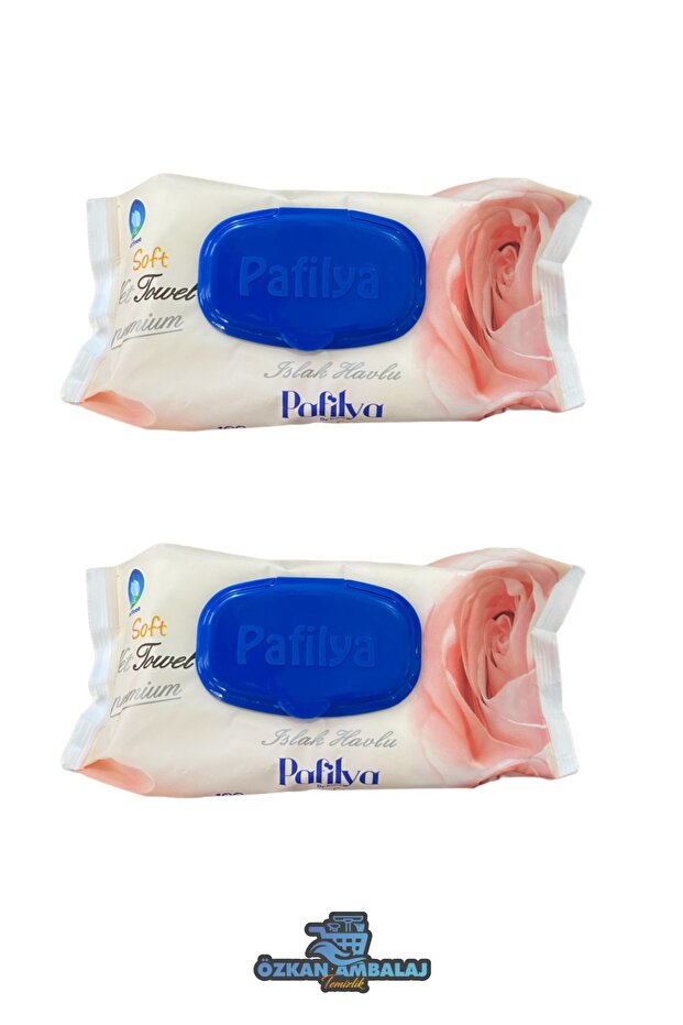 Rose Scented Wet Wipes - 2 Pack of 100 Towels
