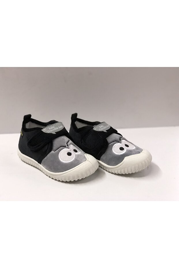 Kafkaslar Kız Erkek Çocuk Polar Ev Okul Kreş Dışarı Panduf Ayakkabısı - 1