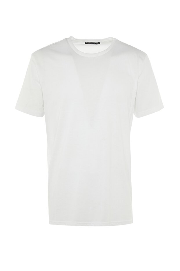 Unisex Beyaz Regular Fit Kısa Kollu T-Shirt TMNSS22TS0271 - 7