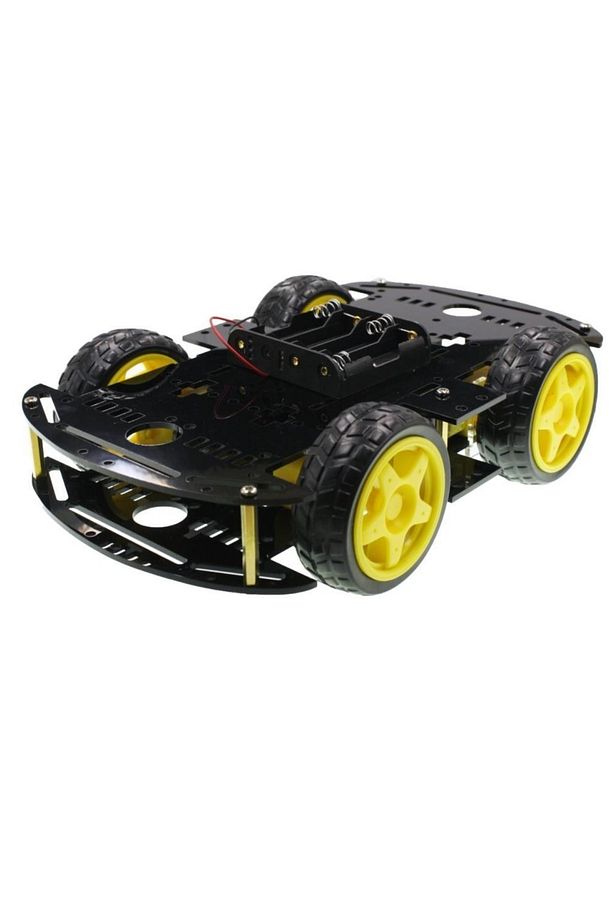 Emes Robotik Robot Kollu 4wd Engelden Kaçan Ve Çizgi Izleyen Bluetoothlu Araç Seti - 7