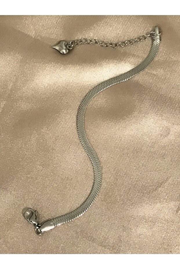 Steel Thick Silver Italian Crush Bracelet