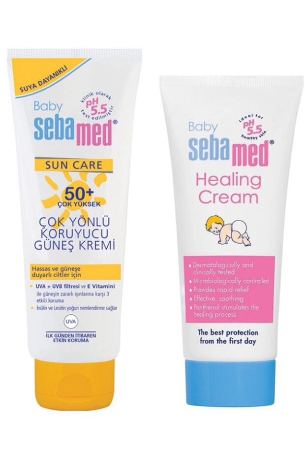Baby Sunscreen SPF 50 75 ml, Diaper Area Cream 50 ml