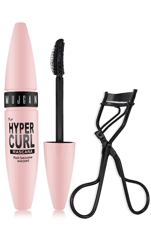 2'li Göz Makyajı Seti The Hyper Curl Maskara + Kirpik Kıvırma Makası Siyah - 1