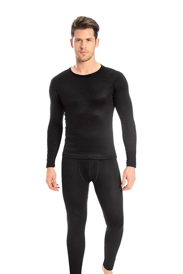 Men's Thermal Underwear Suit Top-bottom