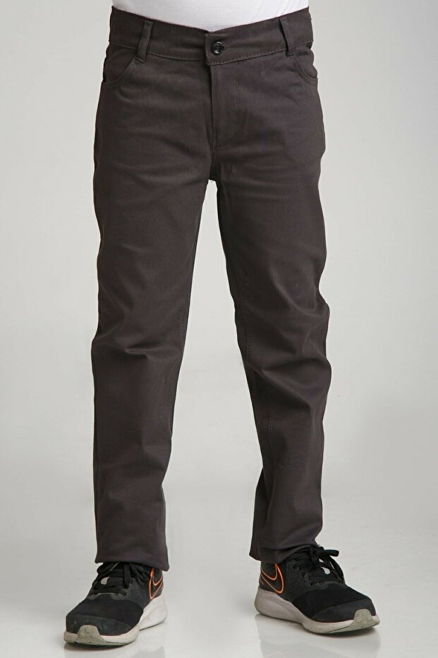 Unısex Spor Model Camel Canvas Pantolon - 3
