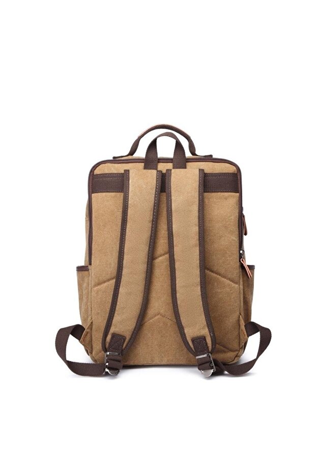 Σακίδιο πλάτης C Active Canvas Fabric Large Size 1260 A.kahve - 3
