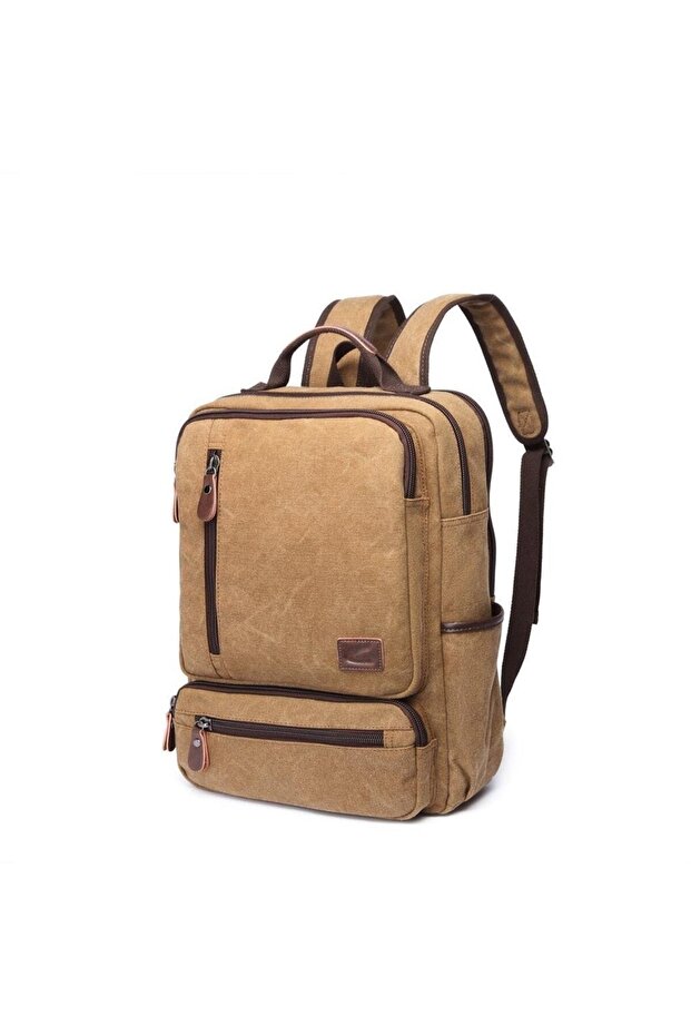 Σακίδιο πλάτης C Active Canvas Fabric Large Size 1260 A.kahve - 5