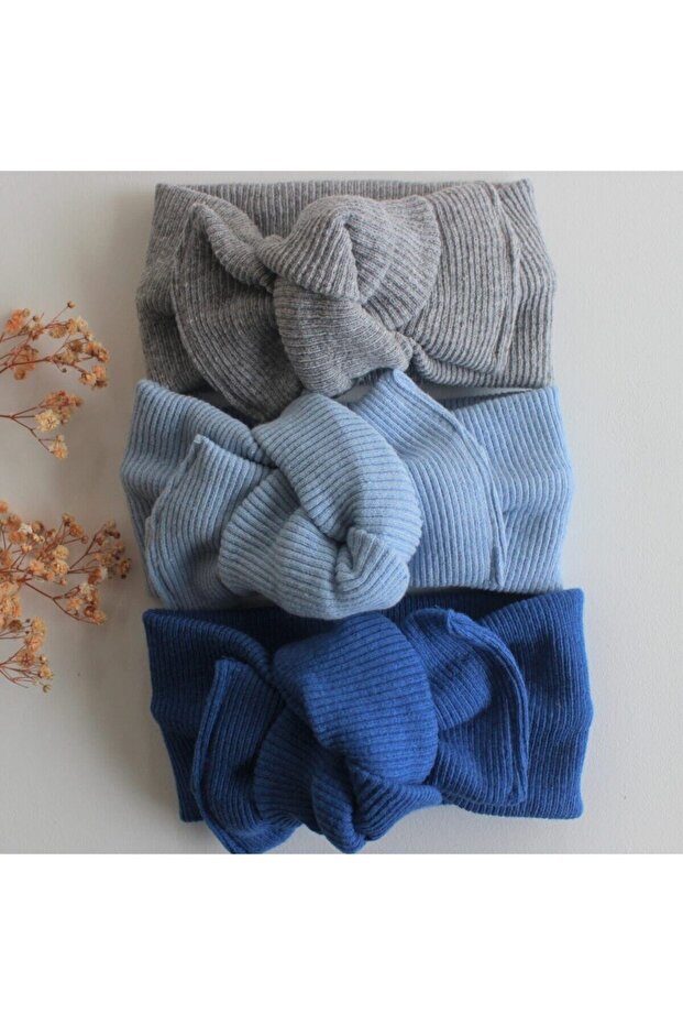 Set of 3 Ribbed Bandanas