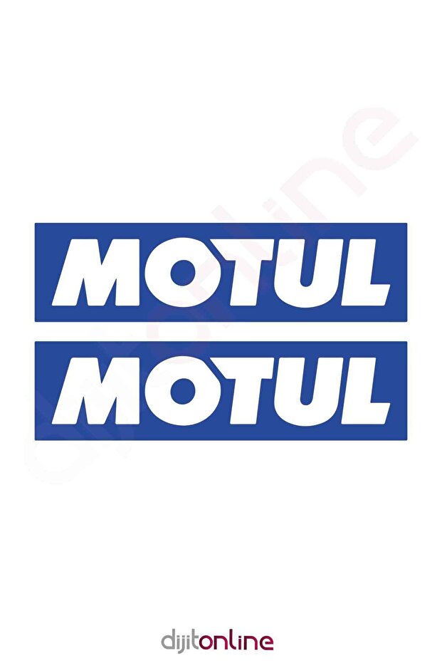Motul 2 Pieces Sticker Oil Sticker Car Sticker 15x8cm