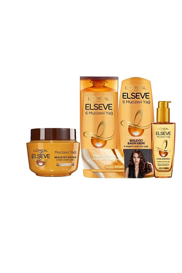 6 Mucizevi Yağ Saç Bakım Seti 4 - 1