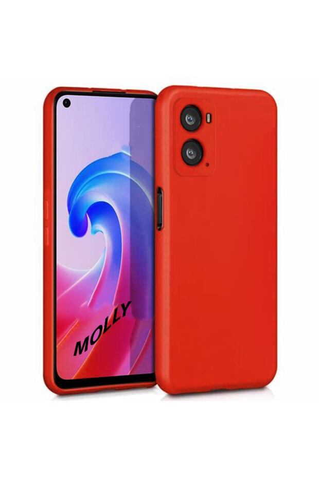 Oppo A76 Compatible Flame Red Guardian Matte Silicone Case