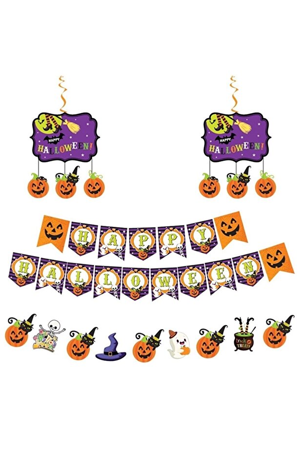 Mini Party Store Halloween Party Ornament Set
