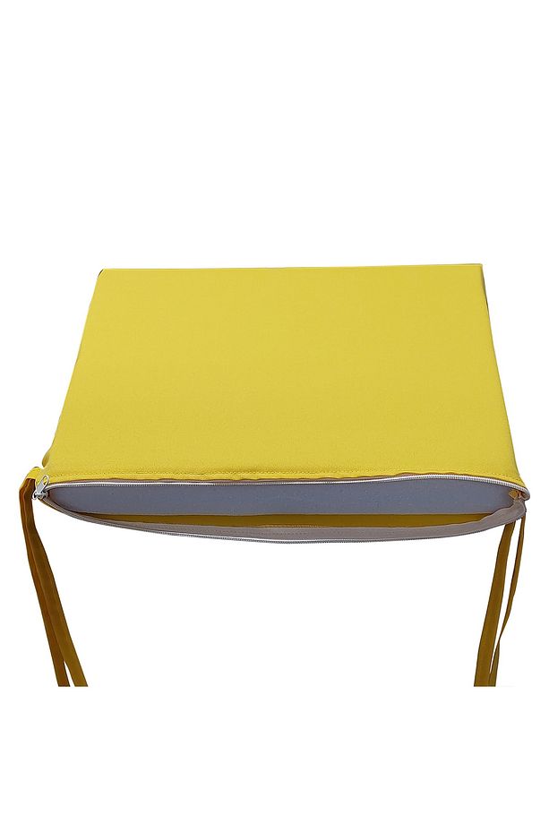 4 Adet Su Geçirmez Kumaş Rattan Minderi-sarı - 3