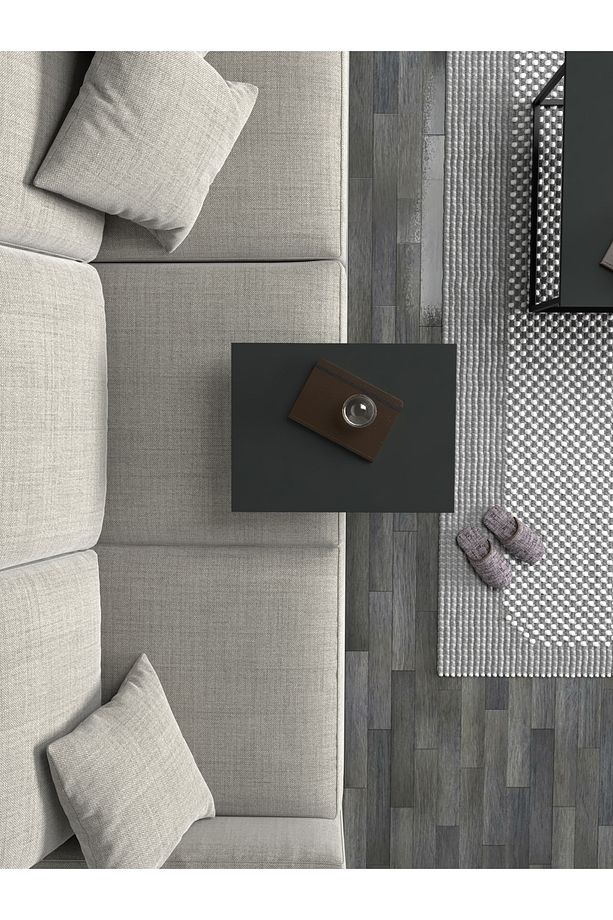 C Sehpa | Siyah | 43x45 Tabla Ölçüsü 60cm Yükseklik - 3