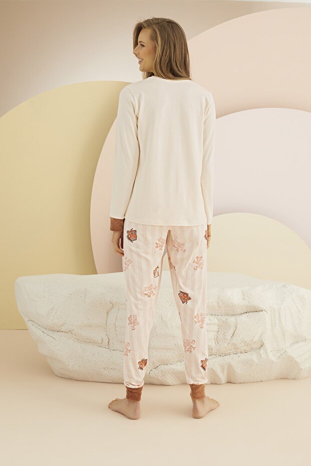 13977 طقم بيجامة مطبوع - 2