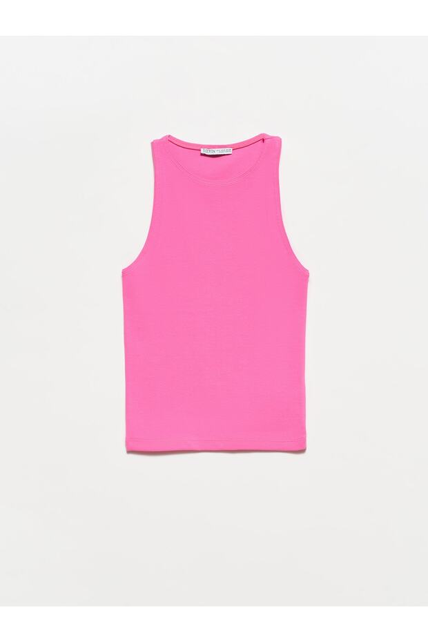 3694 Halter Yaka Tshırt - 2