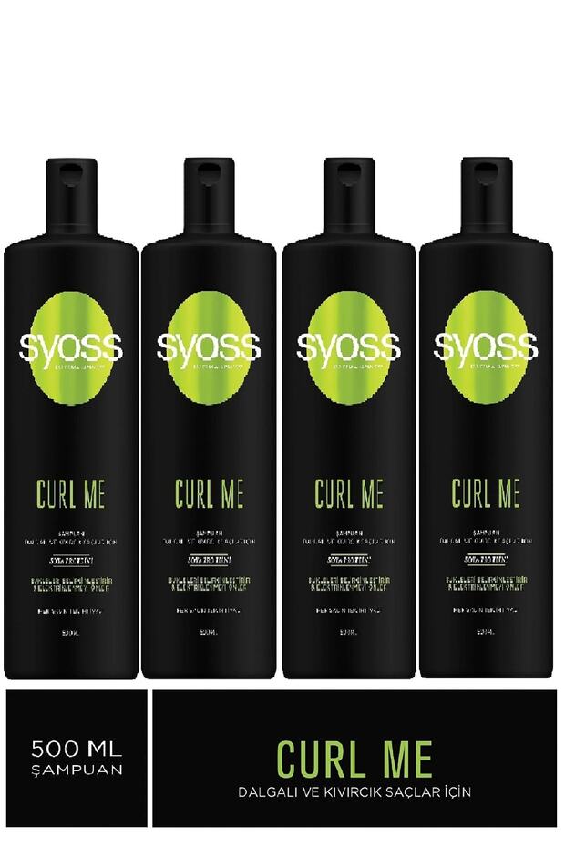 Curle Me Dalgali Ve Kıvırcik Saçlar Için Şampuan 500 Ml X 4 Adet - 1