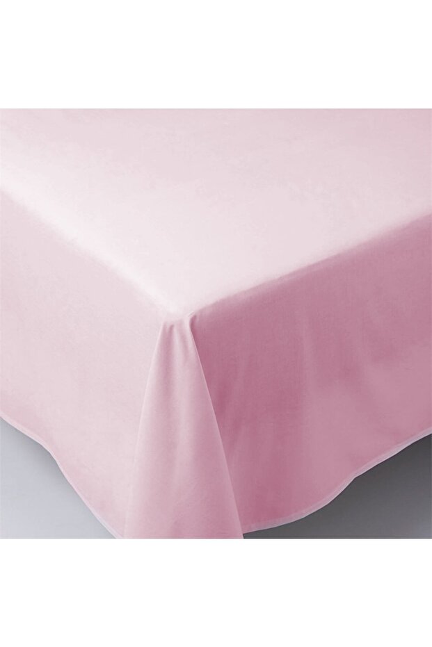 Plain Elasticless Cotton Fabric Bed Sheet (3 Different Sizes) - 1