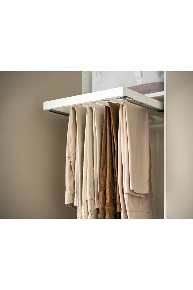 Umeraș pentru pantaloni glisant complementar, alb 50x58 cm - 4