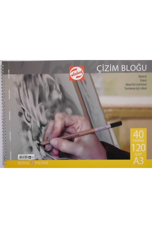 لوحة رسم رسم (a3) 120 جرام 40 ورقة - 1
