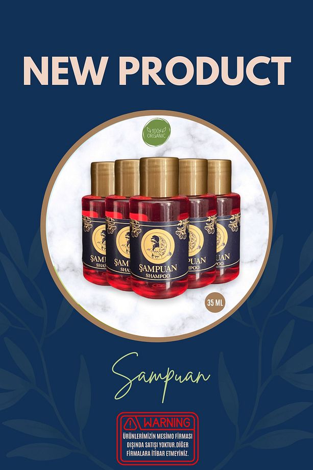 Otel Tipi Şampuan Etiketli 35 ml 350 Adet - 1