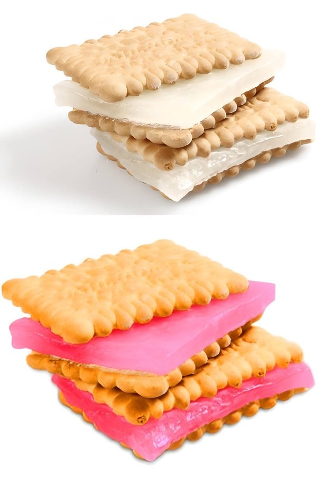 Lokum 2 X 3 kg Plain - Rose Biscuit Interlayer Lokum Advantage Package Snack