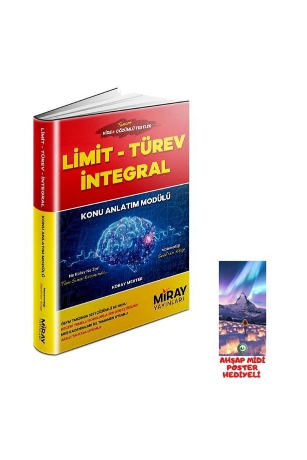 *güncel Baskı* Miray Limit - Türev - Integral Konu Anlatım Modülü - 1