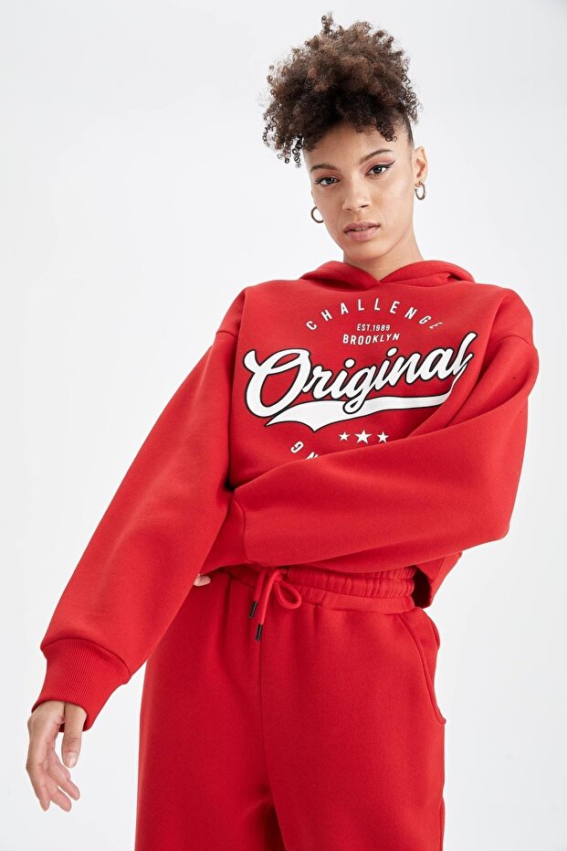 Coool Loose Fit Kapüşonlu Sweatshirt - 6