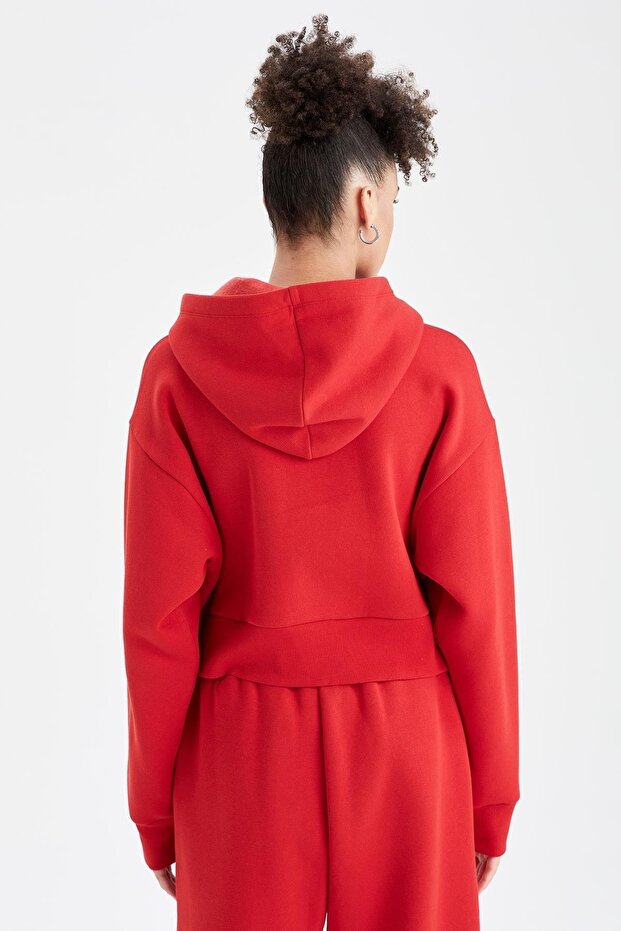 Coool Loose Fit Kapüşonlu Sweatshirt - 7