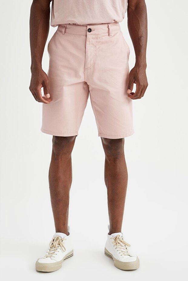 Regular Fit Bermuda Şort - 3