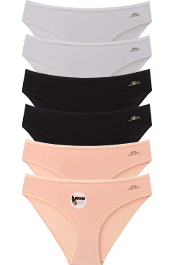 Pamuk 6'lı Modal Basic Külot - 1