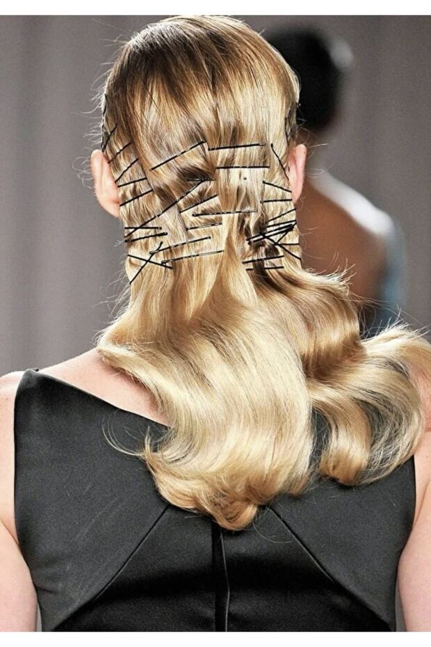 Women's Black Wire Hair Clips Set of 50